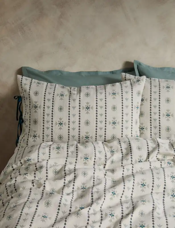 Express Delivery Pure Cotton Gauze Tile Jacquard Bedding Set