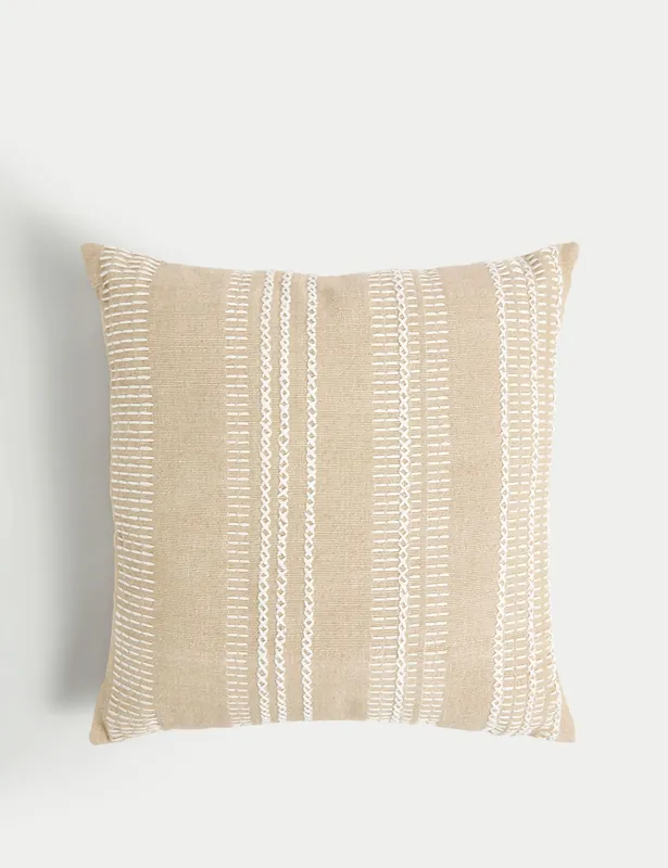 Mega Sale Pure Cotton Embroidered Cushion