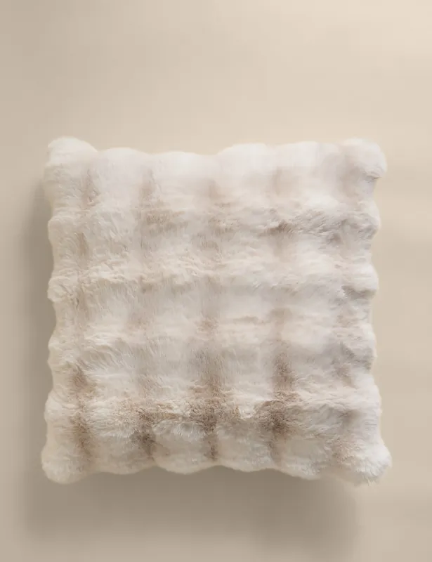 Faux Fur Bubble Cushion Grab Now