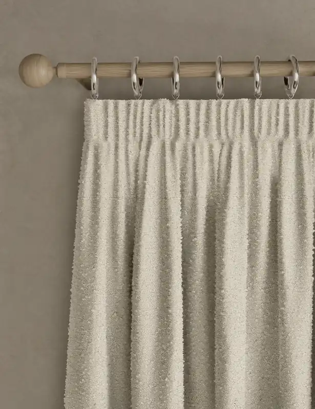In Demand Boucle Pencil Pleat Curtains