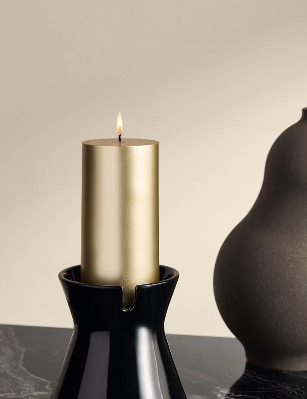 Set of 2 Pillar Candles Handmade