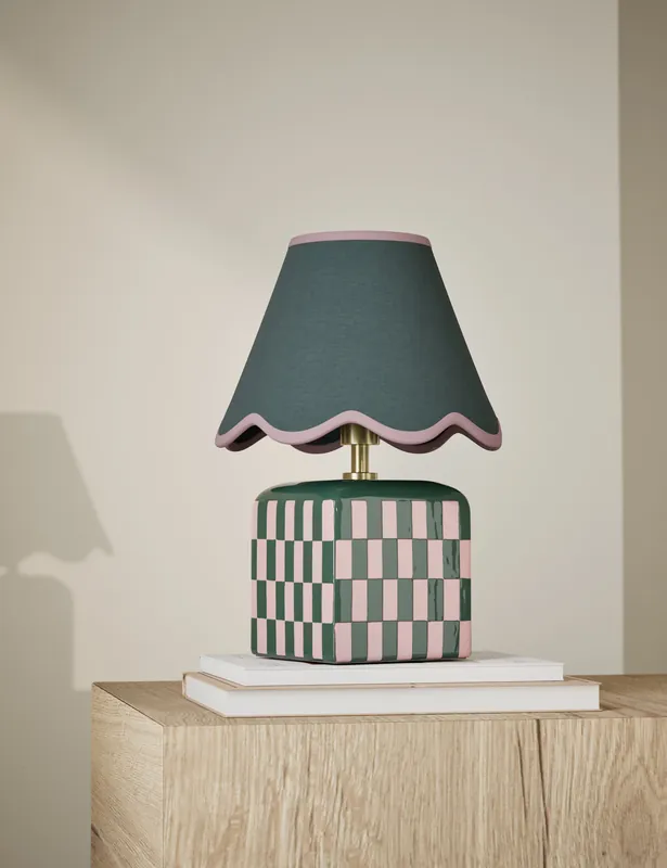 Checkerboard Table Lamp Discount