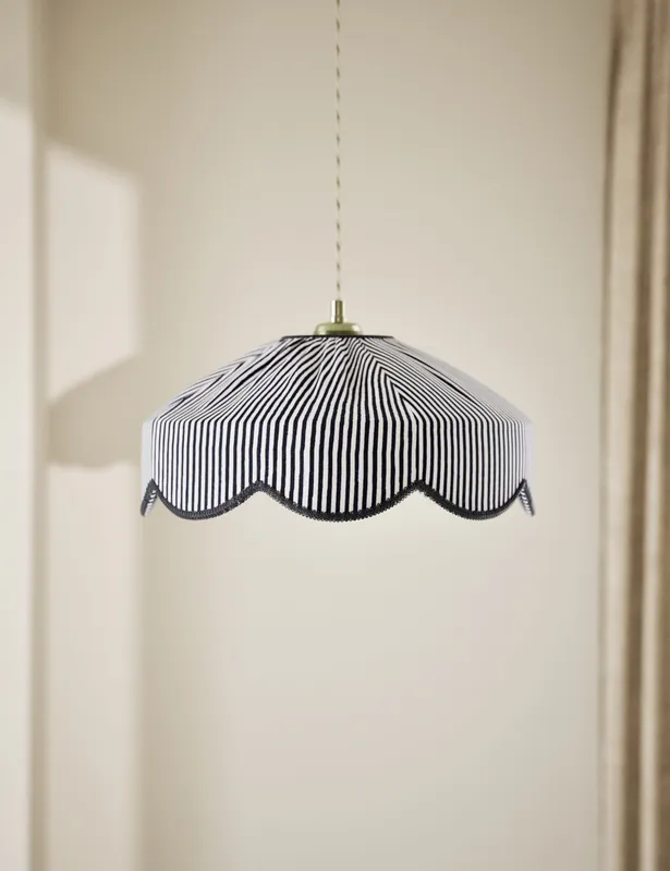 Striped Scallop Lamp Shade Cheap