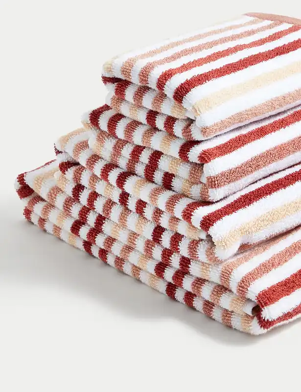 Pure Cotton Striped Towel Modern