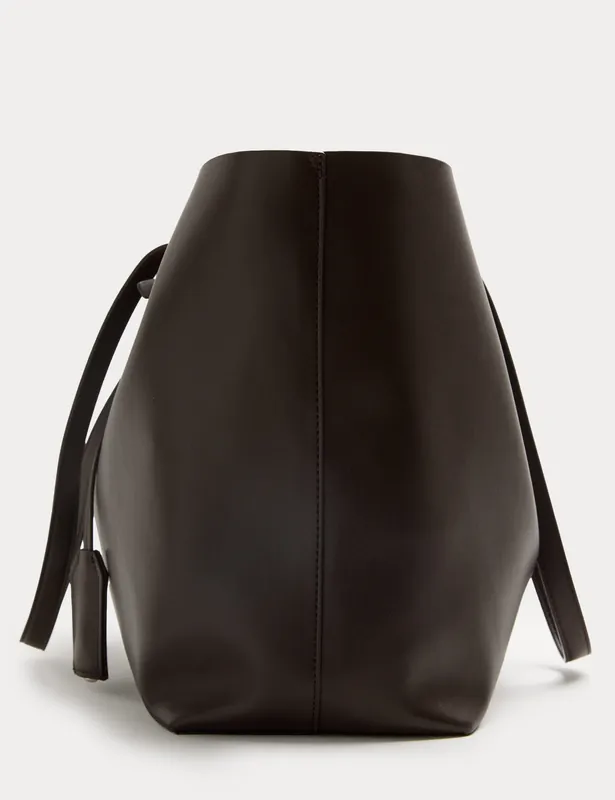 Holiday Sale Faux Leather Shopper