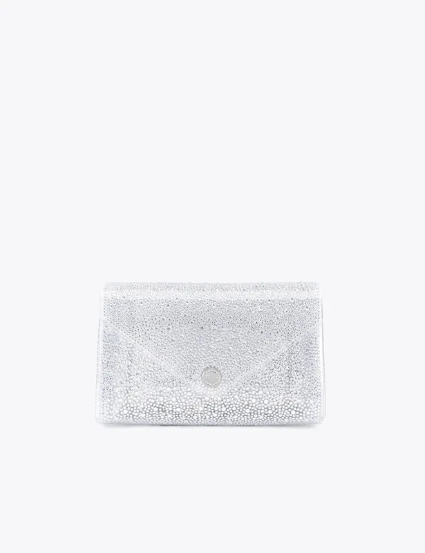 Embellished Chain Strap Clutch Bag Limited Time