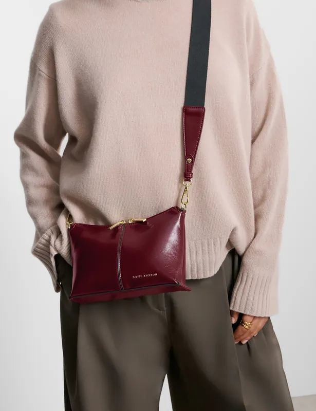 Save Now Personalised Faux Leather Cross Body Bag