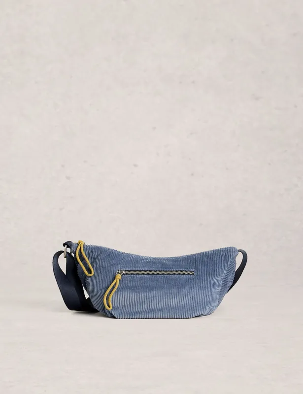 Cotton Corduroy Sling Cross Body Bag Limited Time