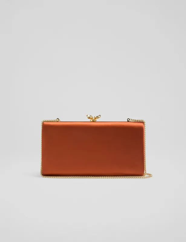 Price Cut Suede Clutch Bag
