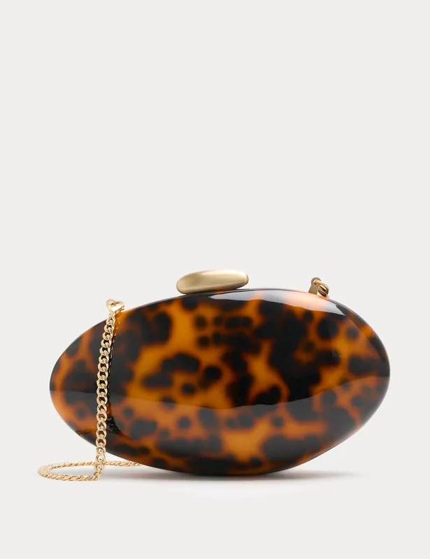 Hot Picks Tortoise Shell Clutch Bag
