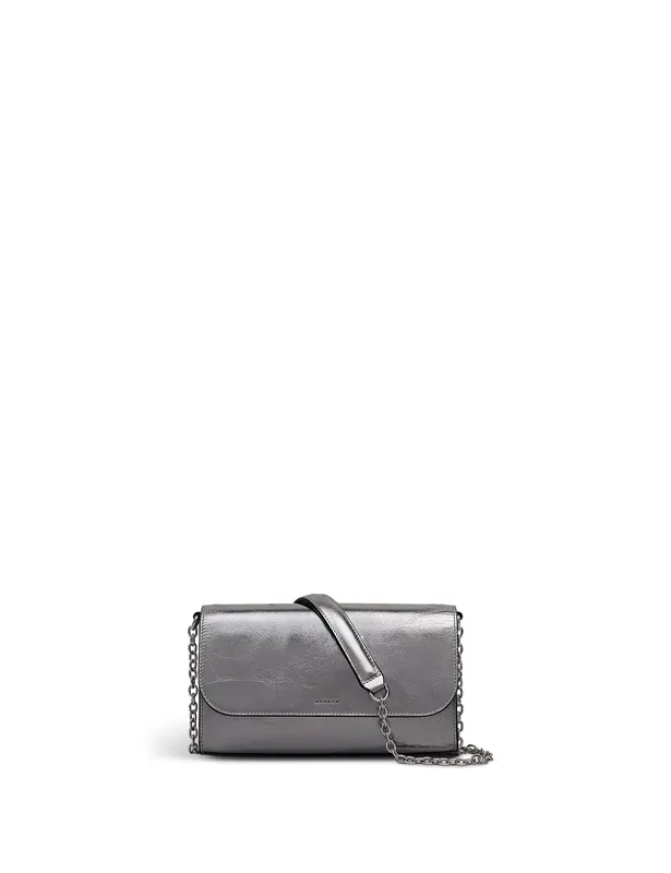 Leather Metallic Cross Body Bag High Quality