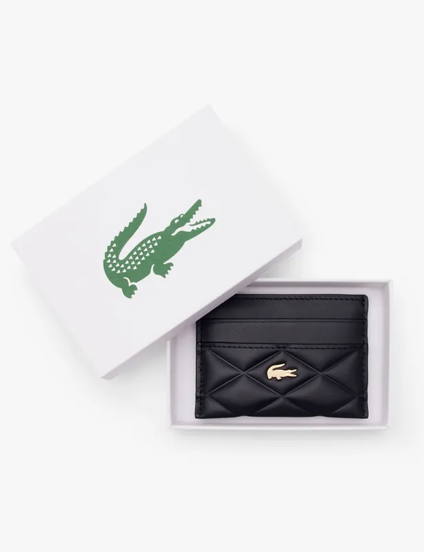 Hot Deal Leather Quilted Cardholder
